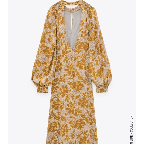 Zara Floral Midi Dress - Picture 13 of 16